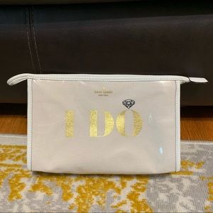 Kate Spade I DO / I DID cosmetic case